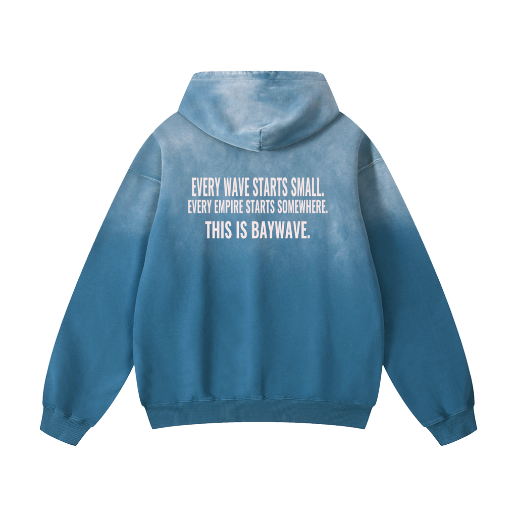 Heavyweight Oversized BAYWAVE Hoodie