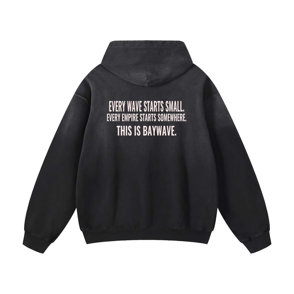 Heavyweight Oversized BAYWAVE Hoodie