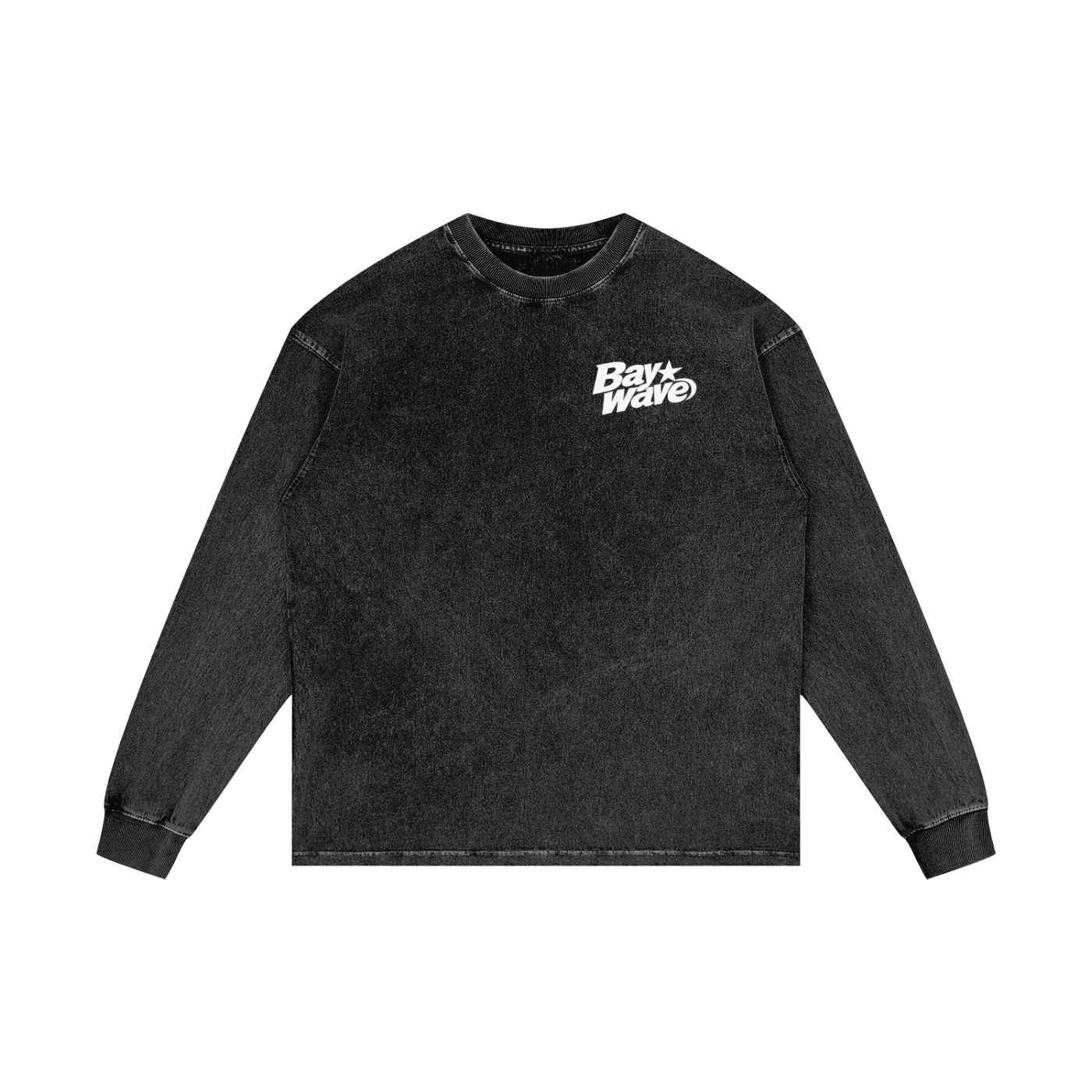 Acid Wash Oversize Long Sleeve T-Shirt