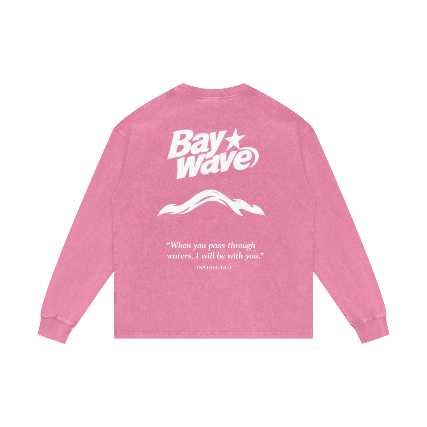 Acid Wash Oversize Long Sleeve T-Shirt